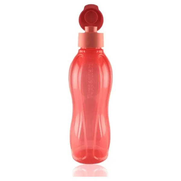 Tupperware Eco Şişe Nar Çiçeği Pratik Kapak 500 ml Suluk - Görsel 6