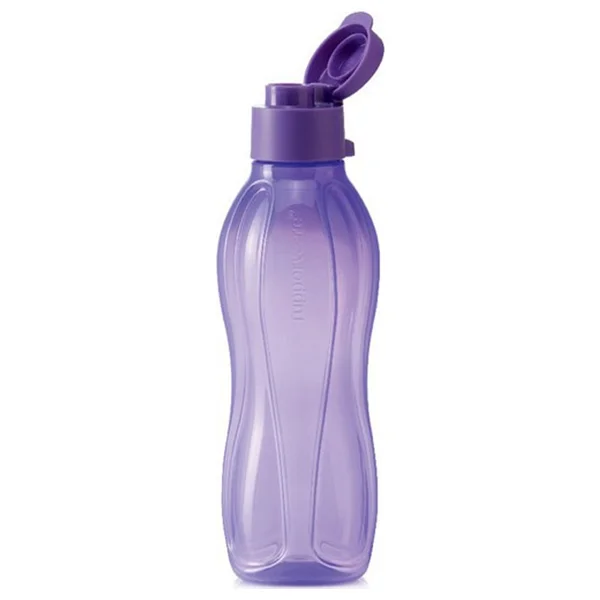 Tupperware Eco Şişe Nar Çiçeği Pratik Kapak 500 ml Suluk - Görsel 5