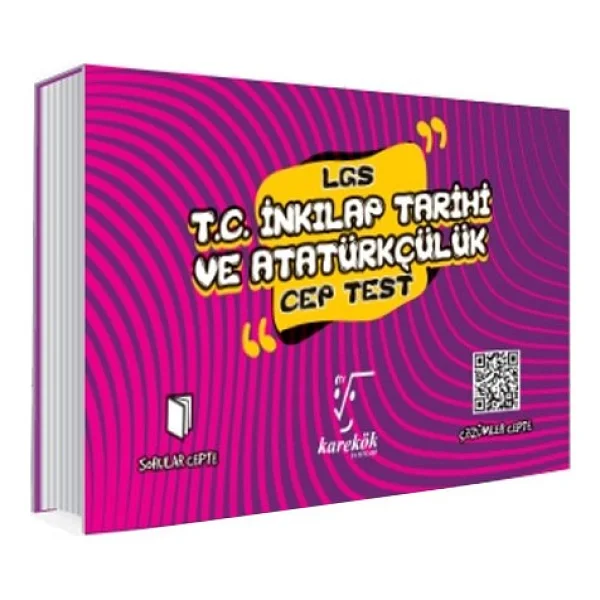 Karekök Yayınları 8. Sınıf LGS T.C. İnkılap Tarihi ve Atatürkçülük Cep Test - Görsel 2