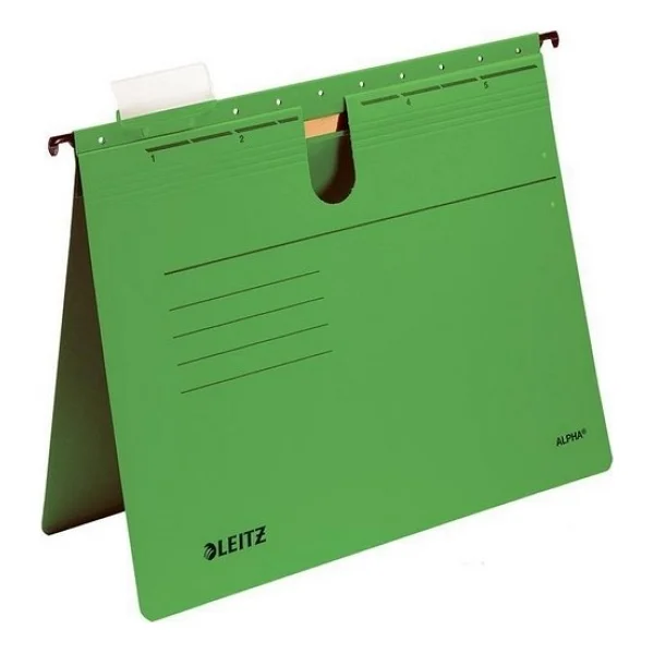 Leitz Alpha Renkli Telli Askılı Dosya Yeşil L-1984 - Görsel 2