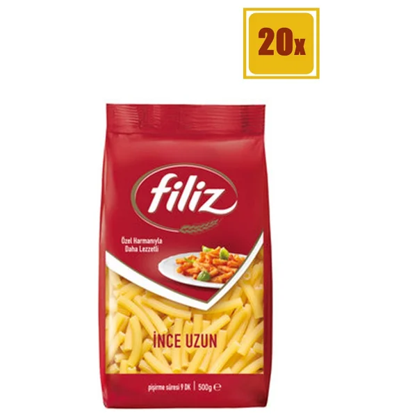 Filiz İnce Uzun Makarna 500 gr 20'li - Görsel 3