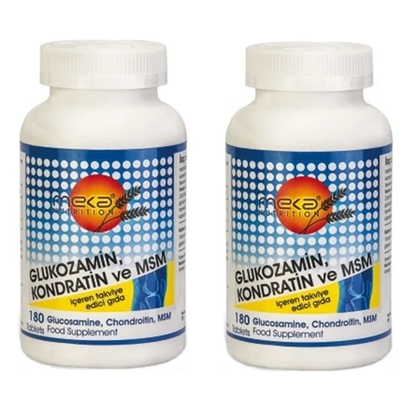 Meka Nutrition Glucosamine Chondraitin MSM 180 Tablet 2'li - Görsel 3