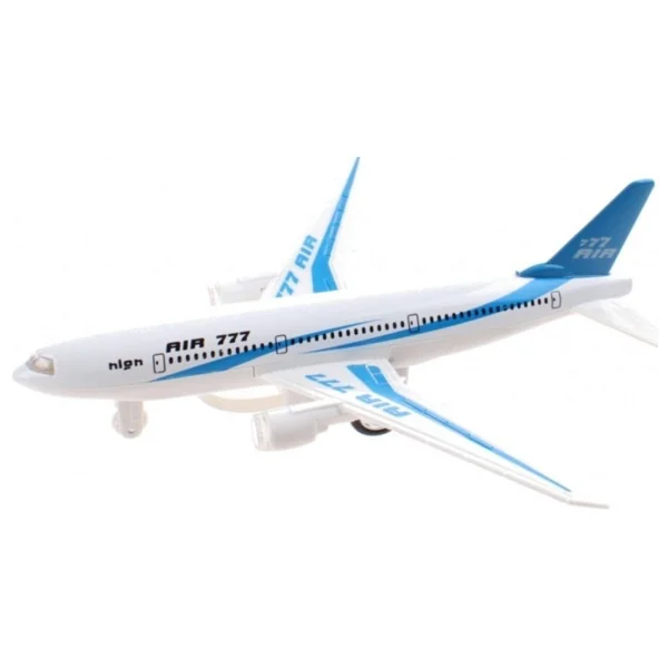 Happy Toys Çek Bırak Metal Sesli Işıklı Süper Uçak - Renkli - Görsel 6
