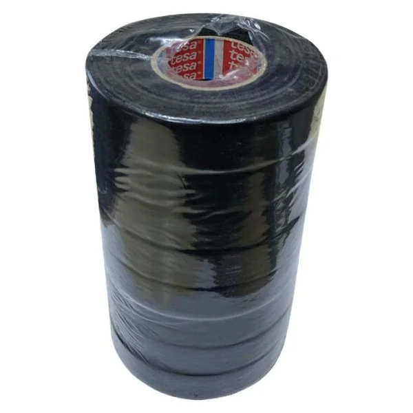 Tesa Tüylü Bez Bant Isıya Dayanıklı Kablo Sarma Bandı 19 mm x 15 Metre (8 Adet) - 19 mm x 15 m - Görsel 4