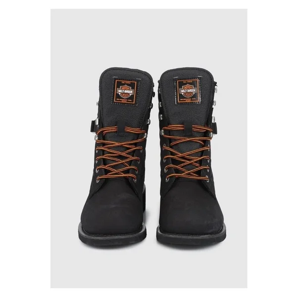 Harley Davidson New Worker 025M100031 Siyah Erkek Nubuk Bot - Görsel 2