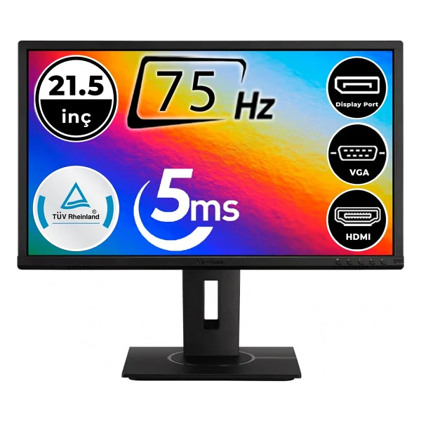 Lenovo C22-20 62A7KAT1TK 21.5" 5 ms Full HD 75 Hz Monitör - Görsel 8