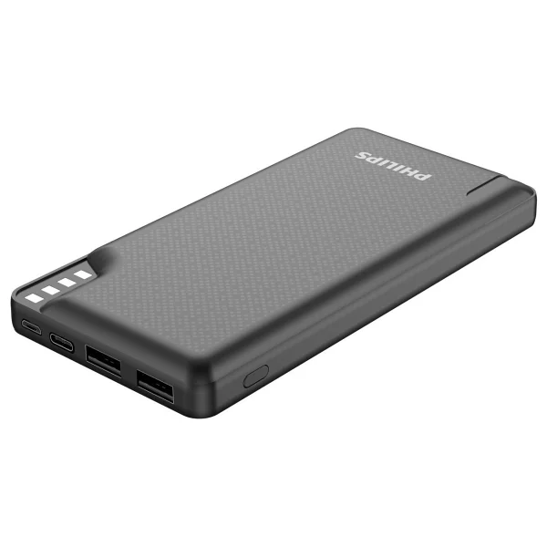 Philips DLP2010NB Siyah 10000 mAh Hızlı Şarj Powerbank - Görsel 2