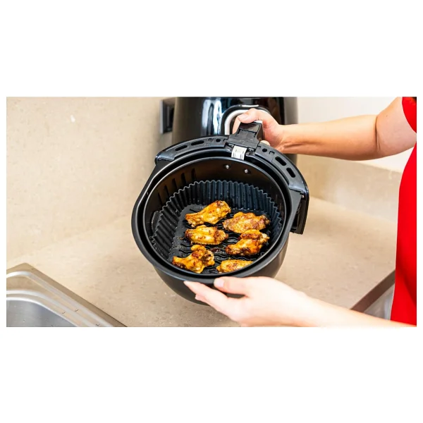 EveFix Airfryer Silikon Pişirme Kabı Hava Fritözü Kalıbı Airfryer Pişirme Kağıdı Silikonu - Görsel 3