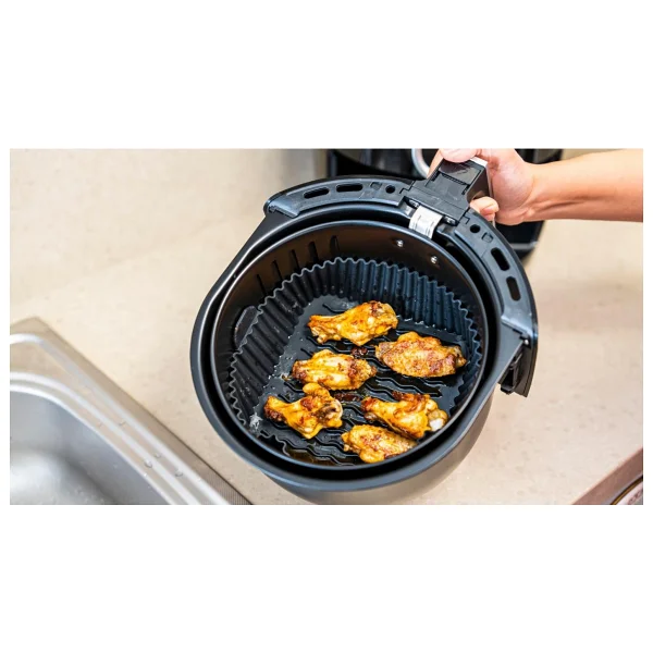 EveFix Airfryer Silikon Pişirme Kabı Hava Fritözü Kalıbı Airfryer Pişirme Kağıdı Silikonu - Görsel 4
