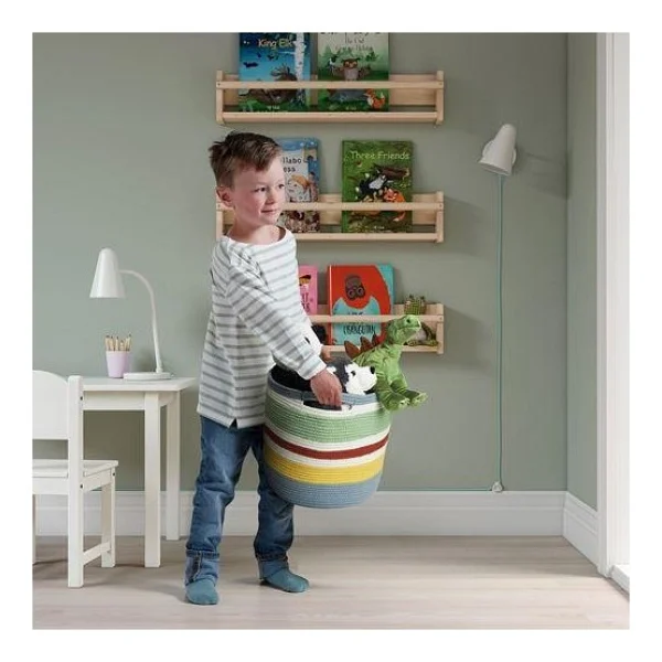 IKEA Saklama Çantası, Çok Renkli, 20 Cm Çocuk Odası Düzenleyici Oyuncak Kutusu - Görsel 3