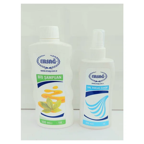 Ersağ Bio Şampuan 300 ml + Saç Bakım Toniği 200 ml - Görsel 3