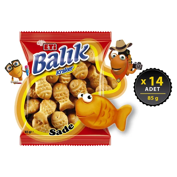 Eti 85 gr 14'lü Paket Balık Kraker - Görsel 4