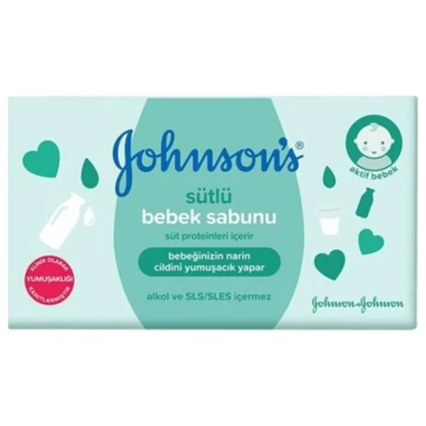 Johnson's Baby Sütlü Bebek Sabunu 100 gr 10 Adet - Görsel 2