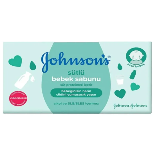 Johnson's Baby Sütlü Bebek Sabunu 100 gr 10 Adet - Görsel 3