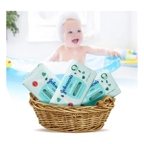 Johnson's Baby Sütlü Bebek Sabunu 100 gr 10 Adet - Görsel 4