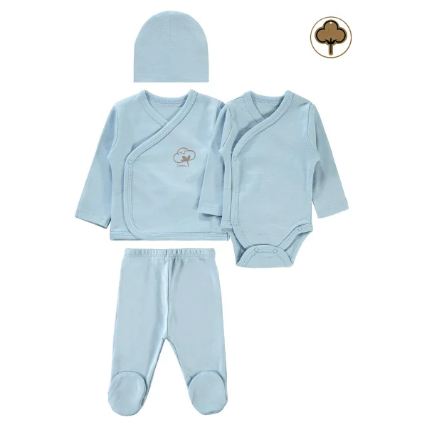 Civil Baby Organik Prematüre Zıbın Takımı Pembe - Görsel 2