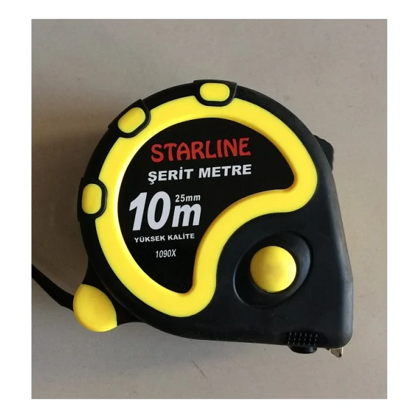 Starline Çelik Şerit Metre 10metre 25 MM Profesyonel Metre - Görsel 2