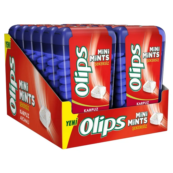 Olips Mini Mints Karpuz Aromalı 12.5 gr 12'li Paket Şekerleme - Görsel 2