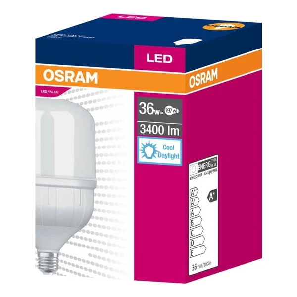 Osram Value Sarı Işık 36 W-182 W E27 LED Ampul - Görsel 4