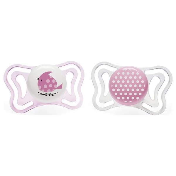 Chicco Physio Light Silikon Emzik 2'li - 0 - 6 Ay - Pembe - Görsel 2