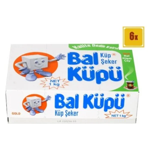 Balküpü Küp Şeker 1 kg 6'lı - Görsel 2