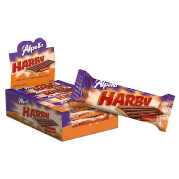 Alpella Harby Karamelli Bisküvi 24x25 gr - Görsel 4
