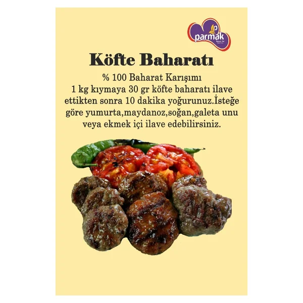 Parmak Baharat Köfte Baharatı 1 kg - Görsel 2