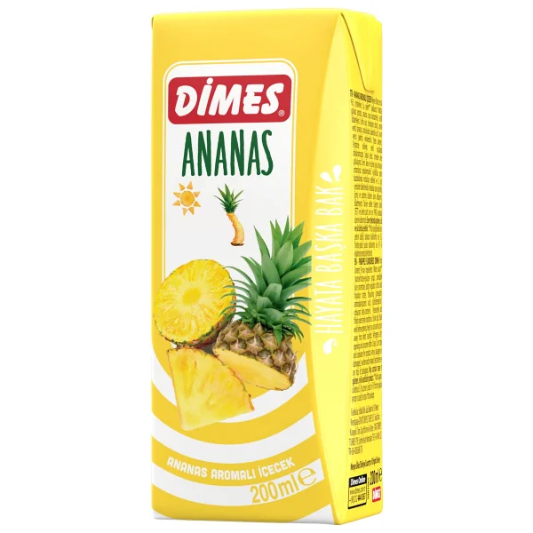 Dimes Ananas Meyve Suyu 200 ml - Görsel 2
