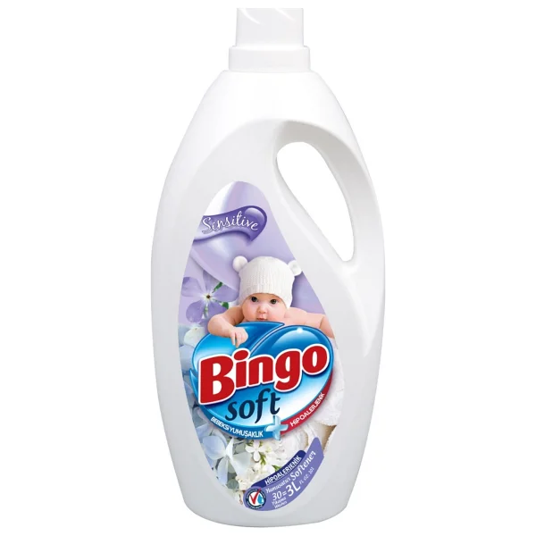 Bingo Soft Sensitive Yumuşatıcı 30 Yıkama 3 lt - Görsel 2