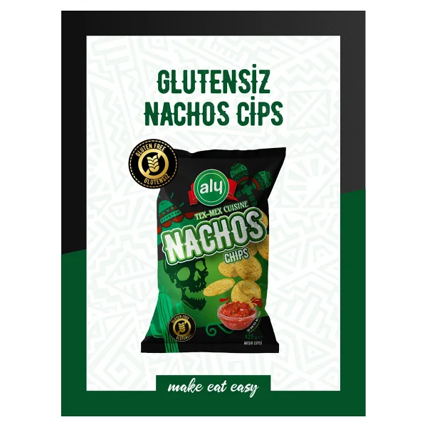Aly Glutensiz Nachos Cips 425 gr - Görsel 5