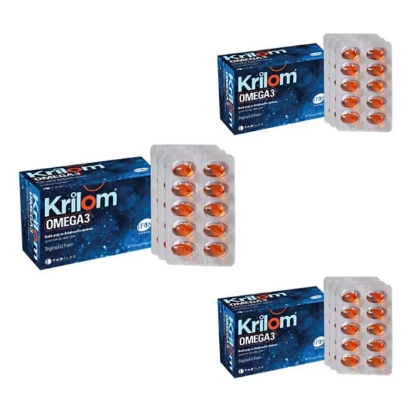 Krilom Omega 3 Balık Yağı 50 Kapsül 3'lü - Görsel 7