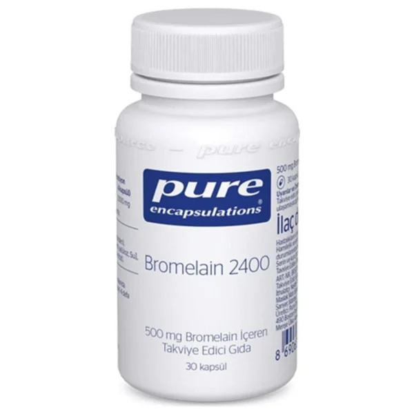 Pure Encapsulations Bromelain 2400 30 Kapsül - Görsel 4