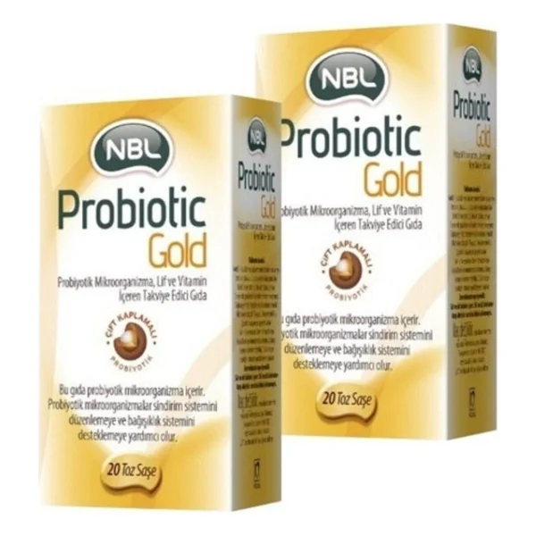 NBL Probiotic Gold 20 Saşe 2'li - Görsel 3
