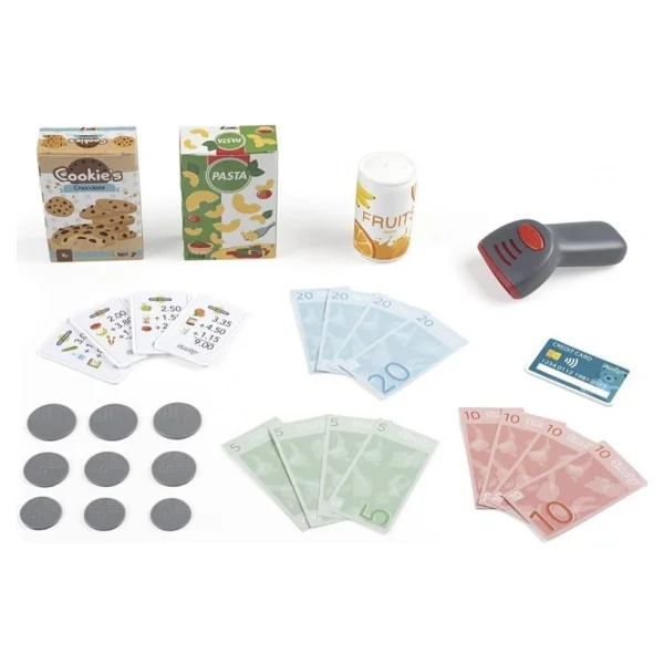 Smoby Elektronik Mini Yazar Kasa Yeşil 350113 - Görsel 4
