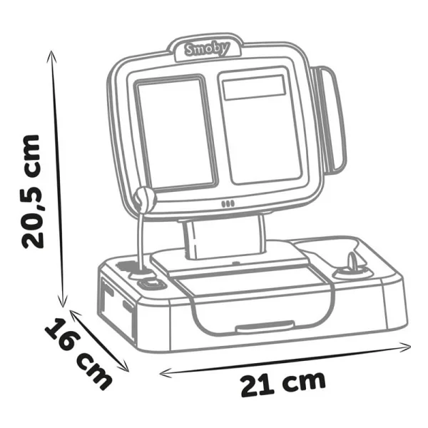 Smoby Elektronik Mini Yazar Kasa Yeşil 350113 - Görsel 7