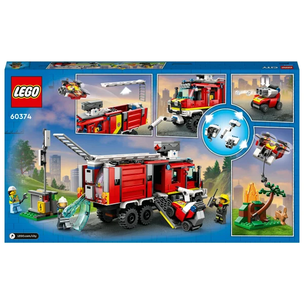 Lego 60374 City İtfaiye Komuta Kamyonu - Görsel 4