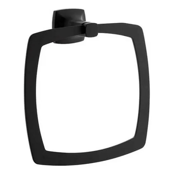 VitrA A4412036 Base 400 Siyah Halka Havluluk - Görsel 2
