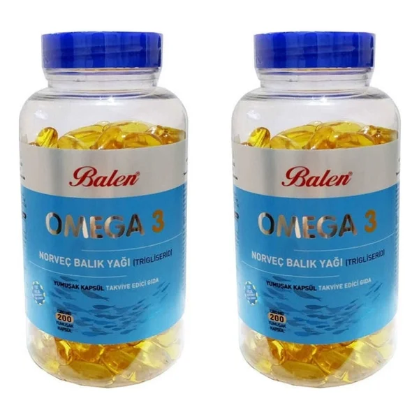 Balen Omega 3 Norveç Balık Yağı 1380 mg 200 Kapsül 2'li - Görsel 6