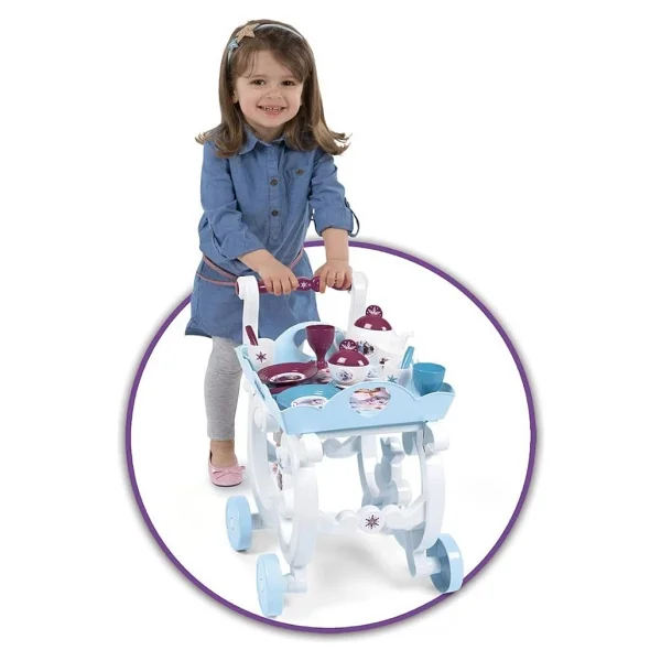 Smoby Frozen Çay Servis Arabası 310517 - Görsel 4