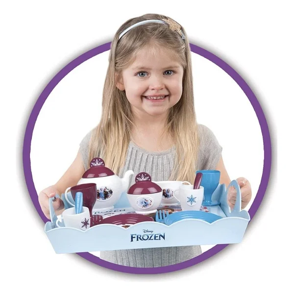 Smoby Frozen Çay Servis Arabası 310517 - Görsel 6