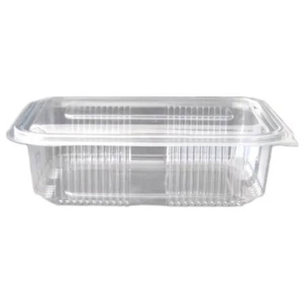 Kalbi Ticaret Plastik Saklama Kabı 750 gr 100 Adet Kapaklı Plastik Sızdırmaz Kap Şeffaf Kullan At Kase - Görsel 2