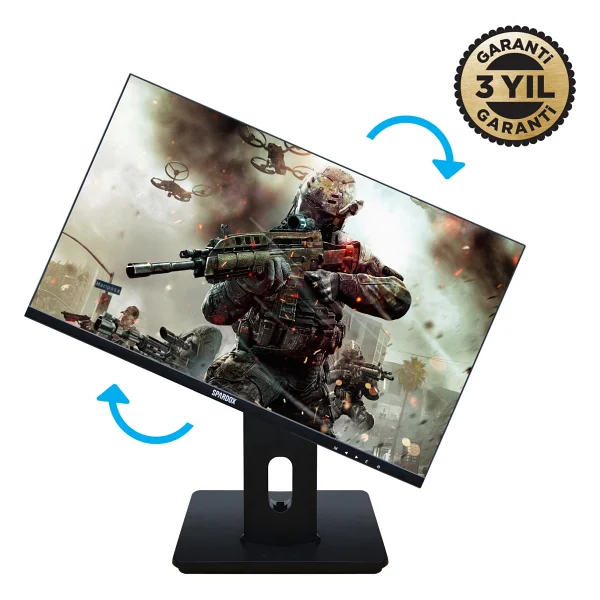 Spardox SG-24240P 24" 1 ms Full HD G-Sync FreeSync Pivot IPS Oyuncu Monitörü - Görsel 3