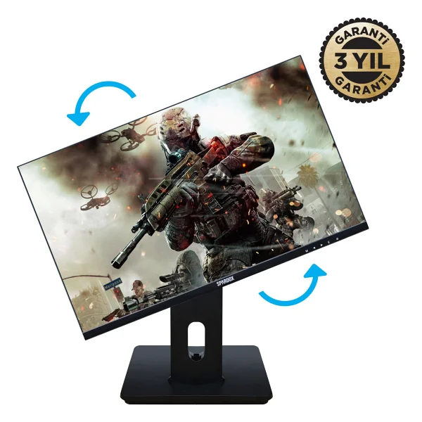 Spardox SG-24240P 24" 1 ms Full HD G-Sync FreeSync Pivot IPS Oyuncu Monitörü - Görsel 4