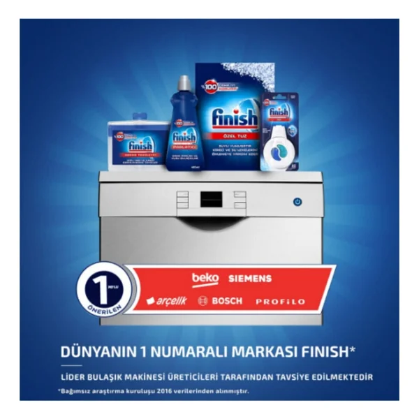 Finish 250 ml 8 Adet Sıvı Makine Temizleyici - Görsel 3