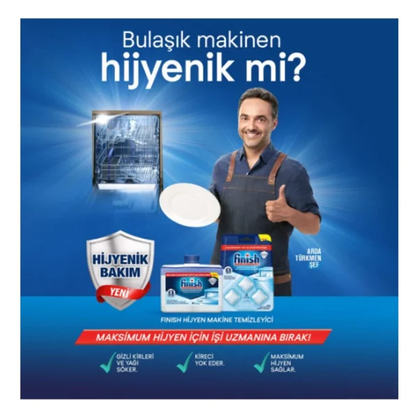 Finish 250 ml 8 Adet Sıvı Makine Temizleyici - Görsel 4