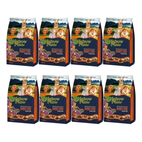 Nature Plan 800 gr 8'li Tavşan Yemi - Görsel 2
