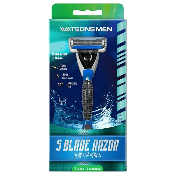 Watsons Men 5 Bıçaklı 2 Başlıklı Tıraş Bıçağı - Görsel 2