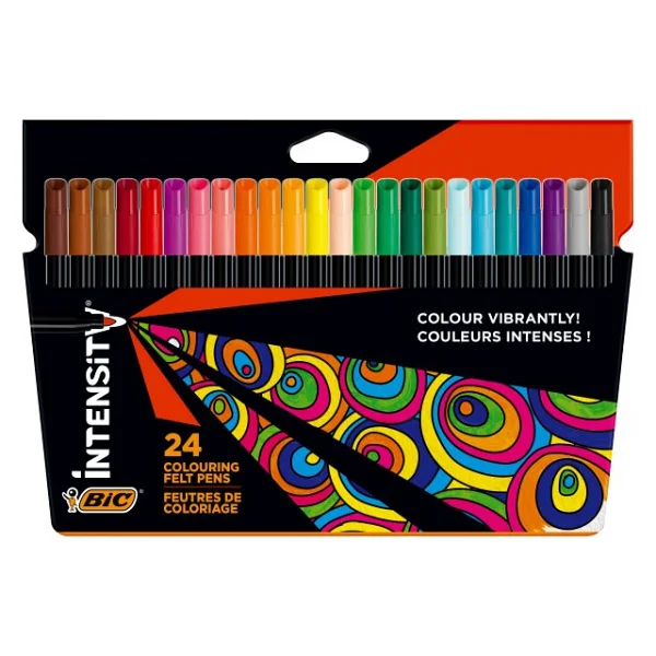 Bic Intensity 978035 24'lü Keçeli Kalem Seti - Görsel 8