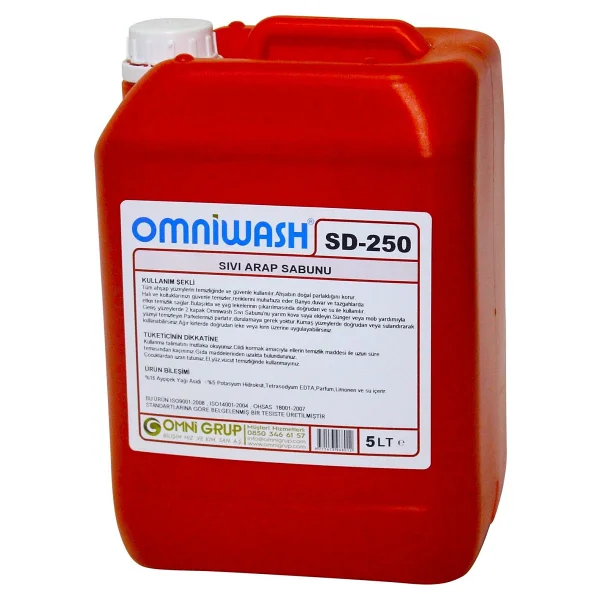 Omniwash SD-250 5 lt Sıvı Arap Sabunu - Görsel 2