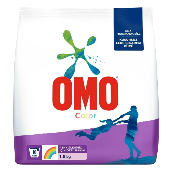 Omo Active Fresh Renkliler için 1.5 kg Toz Deterjan - Görsel 8